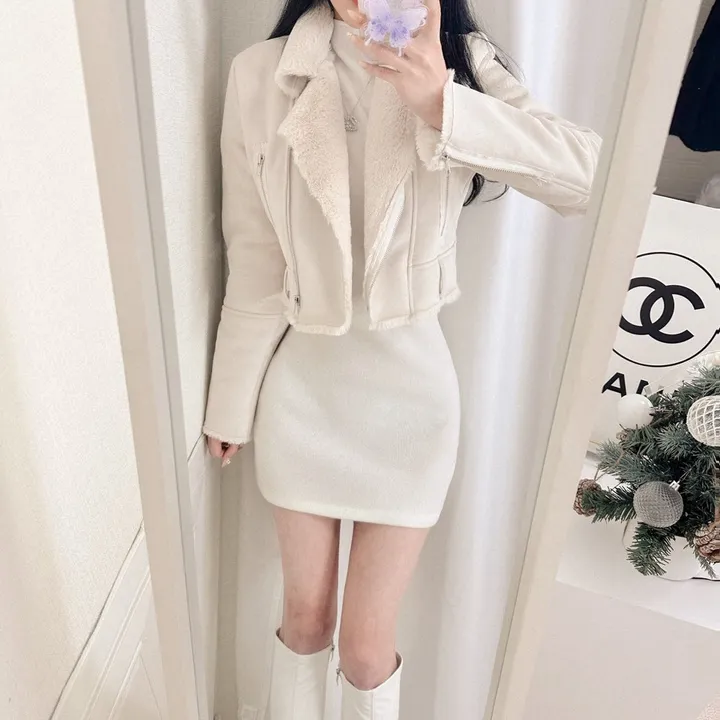 [주문폭주💝자체제작/후기보세요💝] 컬러추가 ! (벨트SET)(원조고퀄)(슬림핏)(모델소장)매력 쁠리 여신 크롭 무스탕 상세 이미지 25