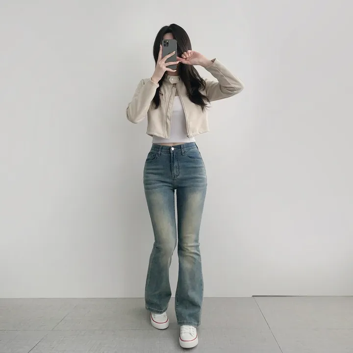 [부드러움/핏넘예] 봄자켓으로 추천! 차이나카라 크롭핏 슬림 스웨이드 자켓 상세 이미지 48