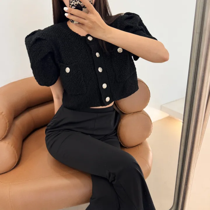 왕퍼프 패드 니트 자켓 상세 이미지 31