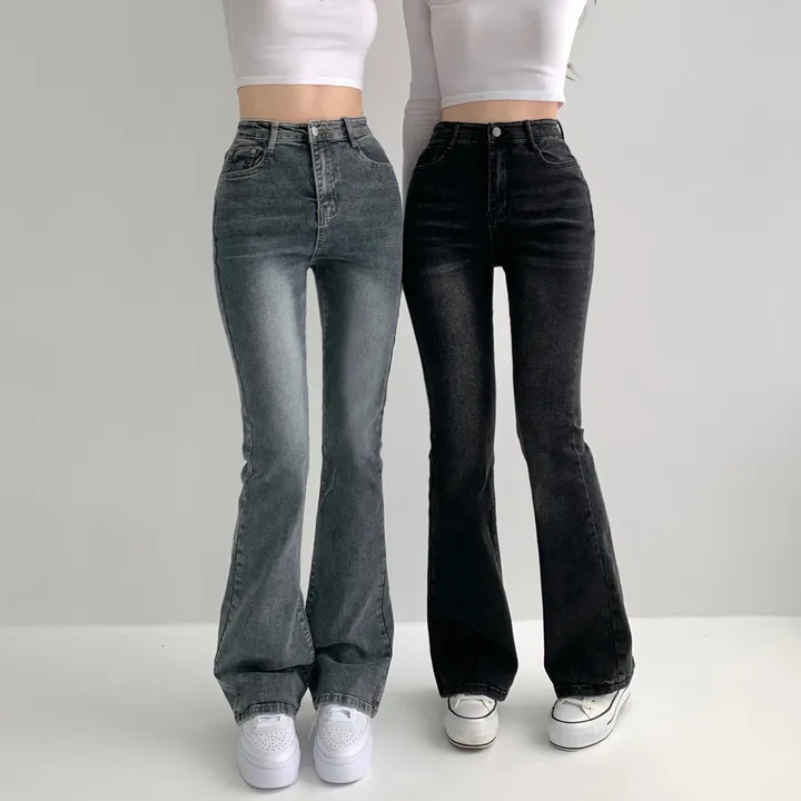 [인생핏🖤/기장선택/~XL] 모먼트 빈티지 스톤 워싱 하이웨스트 부츠컷 스판 데님 팬츠 키작녀 키큰녀 빅사이즈 청바지 상세 이미지 36