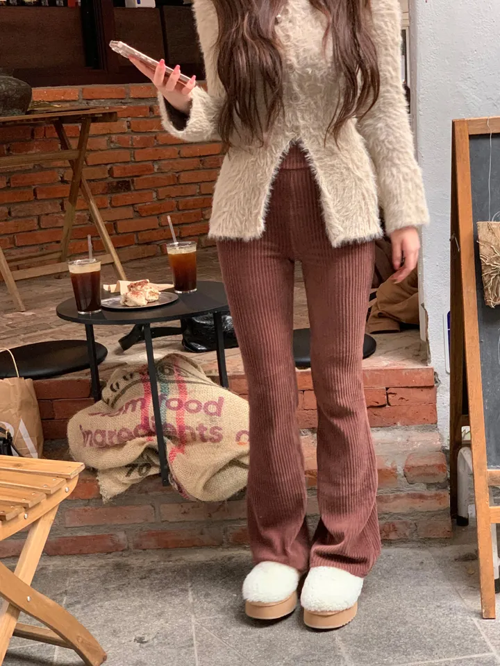 [-3kg 왜안사템/문의폭주] 벨로아 골덴 슬림 부츠컷 팬츠 상세 이미지 29