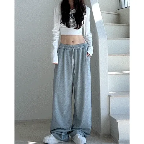 [3사이즈,6컬러] 데일리 롱 트레이닝 와이드 팬츠 상세 이미지 2