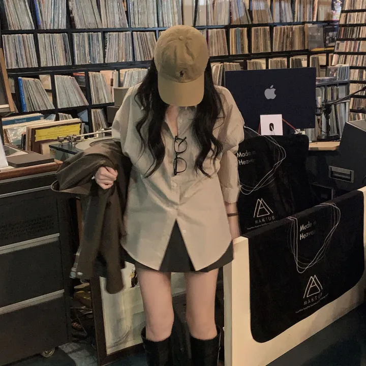 [핵고퀄!/✨주문폭주/후기극찬✨]매트 레더의 정석,오버핏 레더 블루종 자켓 점퍼 상세 이미지 60