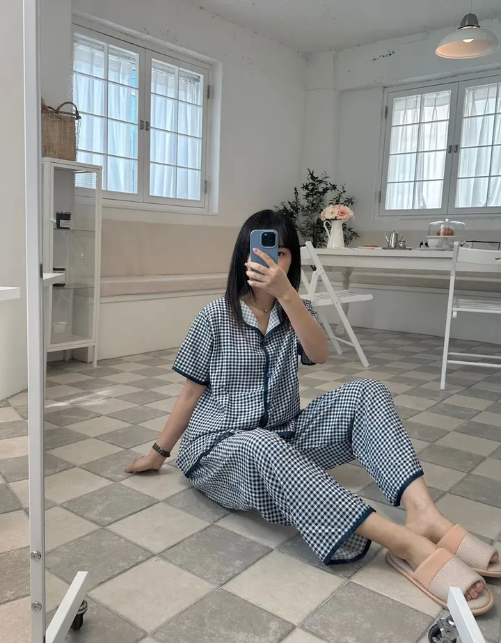 고방 파자마 3세트 2color 홈웨어 여름잠옷 상세 이미지 17