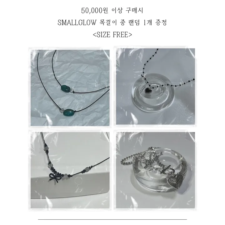 [MADE]빈티지 펜던트 포인트 론델 원석 데일리 초커 목걸이 4color 우정선물 상세 이미지 16