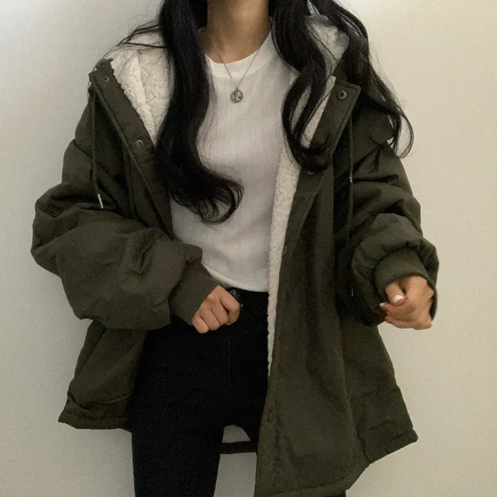 [ 겨울까지 ] 안감 양털 왕따뜻 야상 점퍼 상세 이미지 54