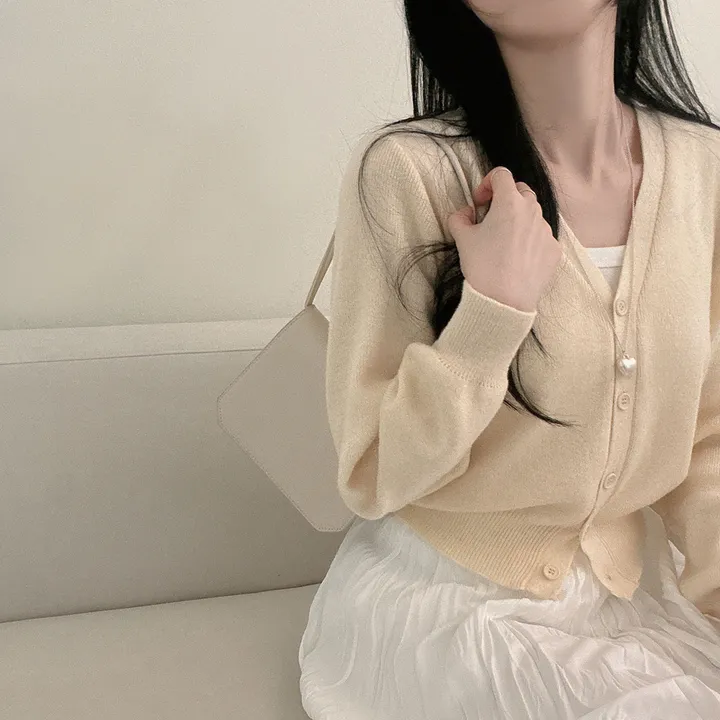 봄필수템 [브이넥/라운드넥] 소장각 라운드 브이넥 기본핏 긴팔 가디건 상세 이미지 67
