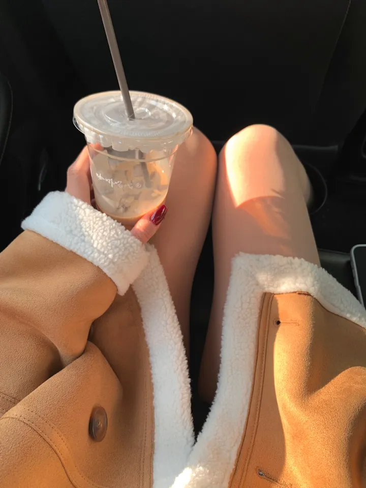[따숩🌡️/안감양털]스웨이드 양털 하이넥 무스탕 자켓 상세 이미지 4