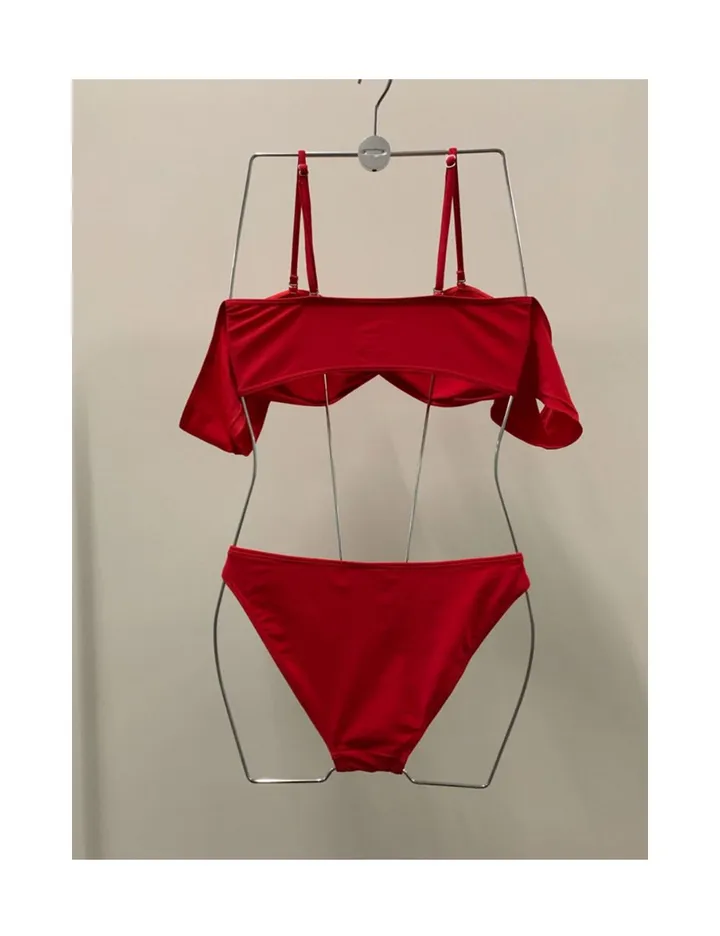 [볼륨업/꽃핀증정]에버린 3PCS 커버업 롱 스커트 꼬임 비키니 (1 color) 상세 이미지 27