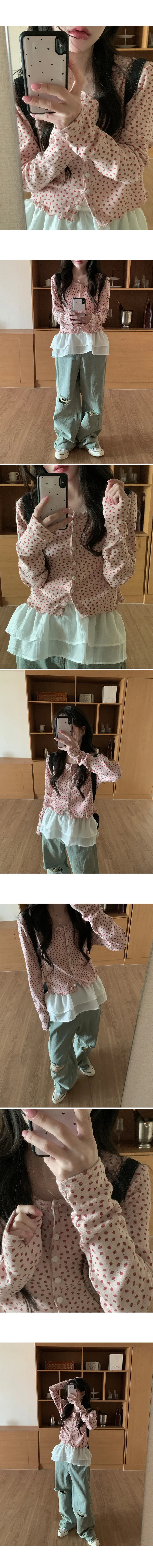 [early spring 👚⭐][MADE] 스트로베리 가디건 (2color) 상세 이미지 18