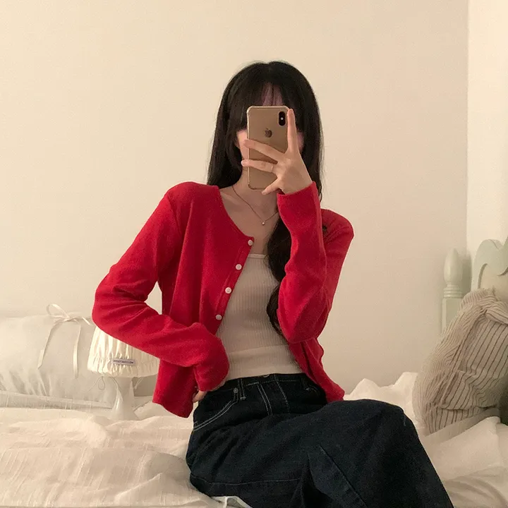로로 펀칭 가디건 (8color) 상세 이미지 104