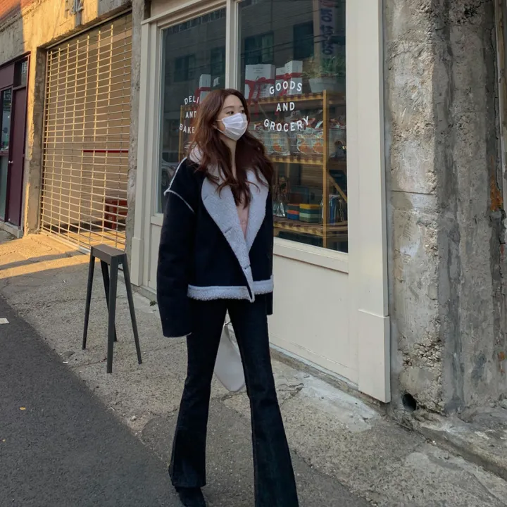[심쿵핏/털빠짐X] 따뜻 도톰 파스텔 루즈핏 앙고라 모헤어 크롭 브이넥 벌룬 소매 깃털 퍼 니트 가디건 상세 이미지 45