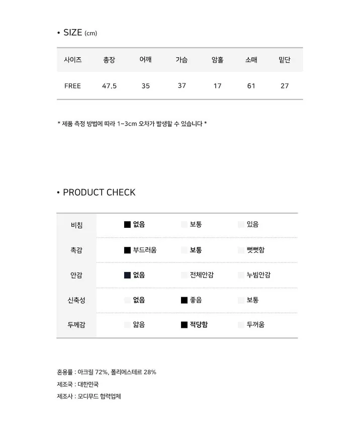 [잘록핏/필수데일리🖤] 꽈배기 라운드넥 가디건 - 5color 상세 이미지 12