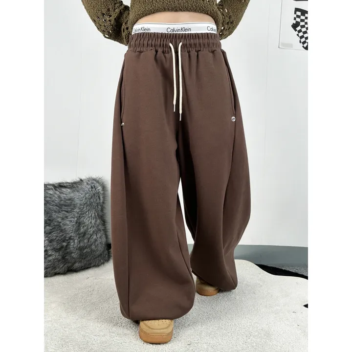 기모선택❤️[UNISEX/소장추천!/6color!]데이유 비죠 스냅 버튼 포인트 루즈 와이드 벌룬 트레이닝 팬츠(3-5일 여유주문) 상세 이미지 45
