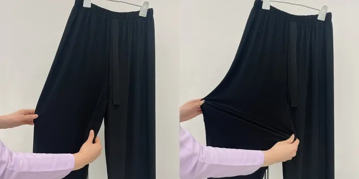 (55~99) 빅사이즈 오버핏 밴딩 와이드 팬츠 상세 이미지 29