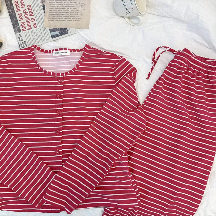 HOUSE RED PAJAMA SET 1 color #930 상세 이미지 5