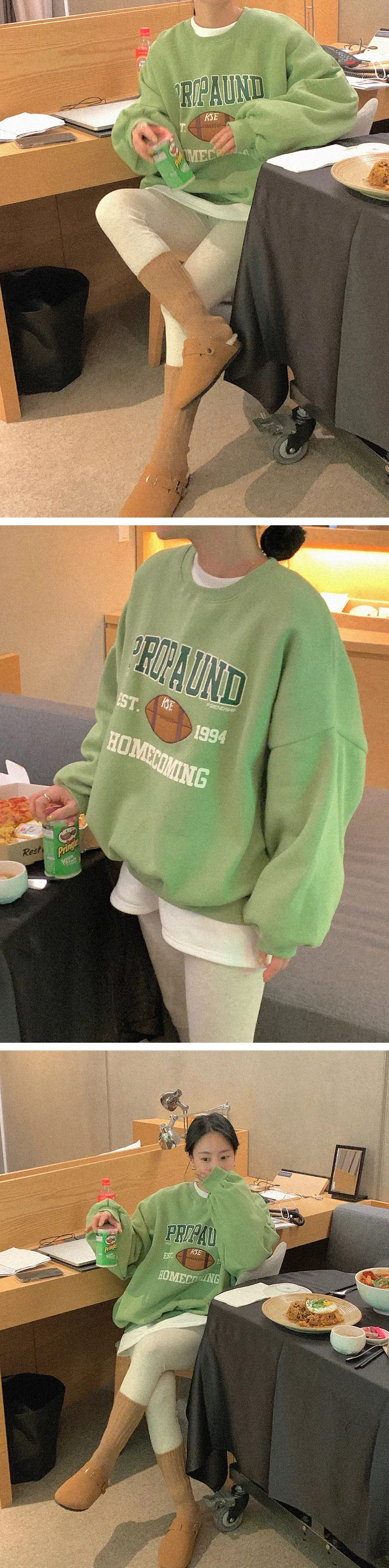 [데일리템/따뜻해요☕]스판 피치 기모 레깅스 (4color) 상세 이미지 13