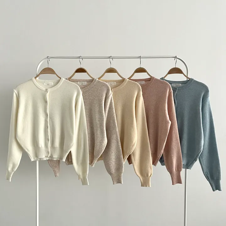 [🏆주문폭주!!/컬러추가/고백인증!❤️] 데일리 위드미 유넥 가디건 9color 상세 이미지 43