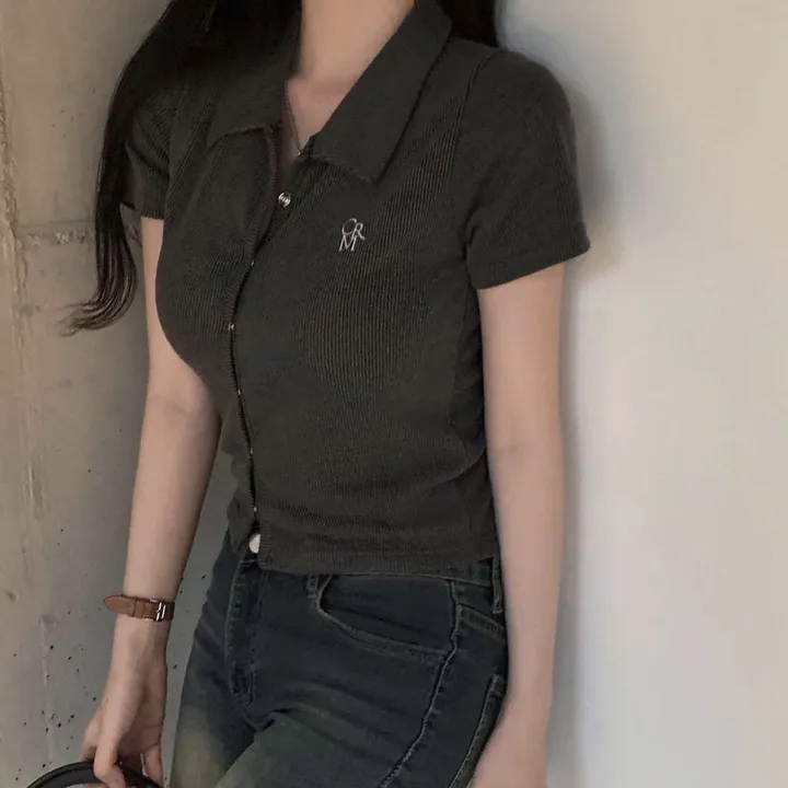 [드디어반팔출시!!/아이보리 당일출고🎉] 자체제작 #크치Made 반팔 ver. 웨하스 슬림핏 카라 골지 반팔 니트 가디건 - cd 상세 이미지 32