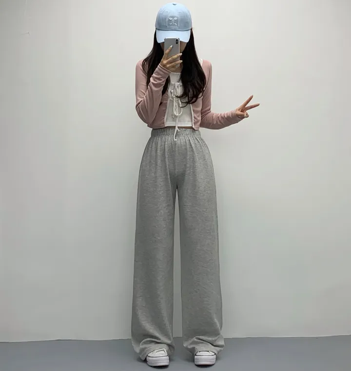 당일🚀[숏&롱/편한바지!] 드림 컬러 밴딩 롱 와이드팬츠 트레이닝팬츠 댄스복 여름팬츠 사계절팬츠 키작녀 키큰녀 (7Col) 상세 이미지 13