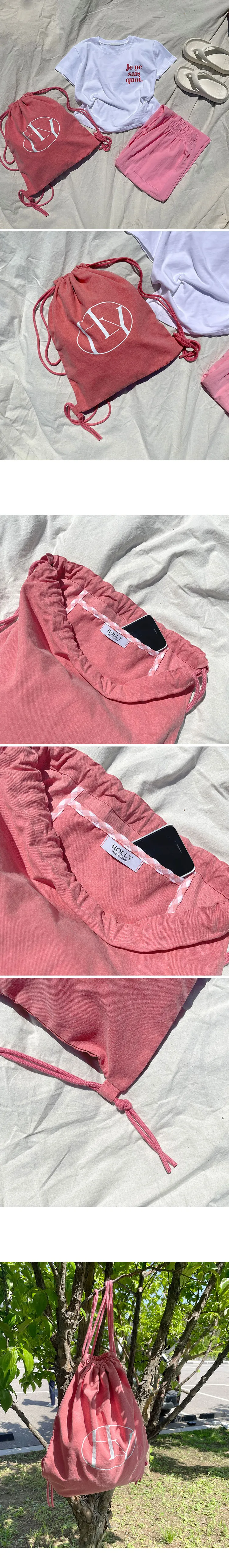 [MADE][데일리/여행가방!] 피그먼트 홀리 복조리백 보부상백 백팩 상세 이미지 14