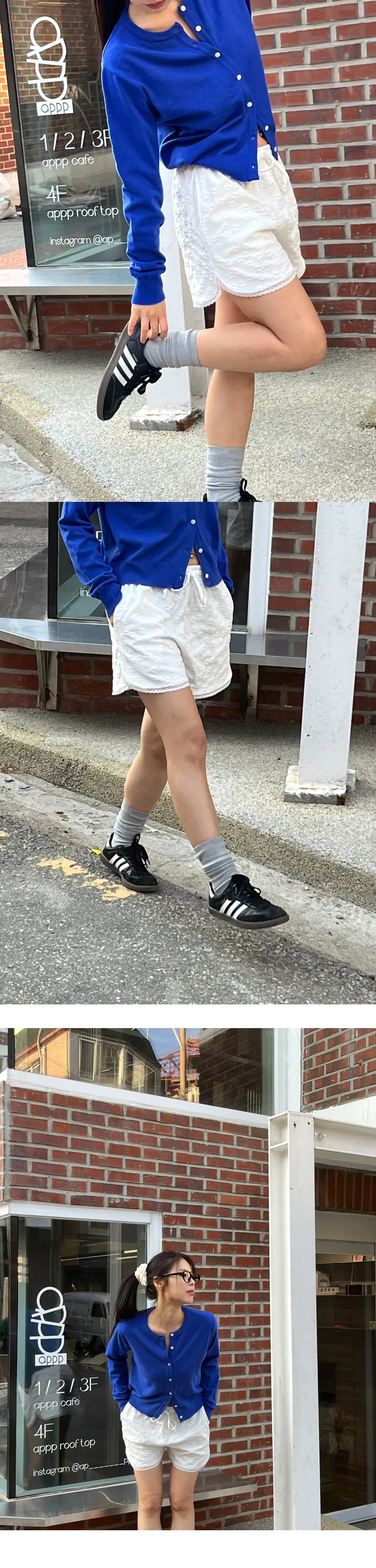 더블단 라운드 가디건(6cols) 상세 이미지 13