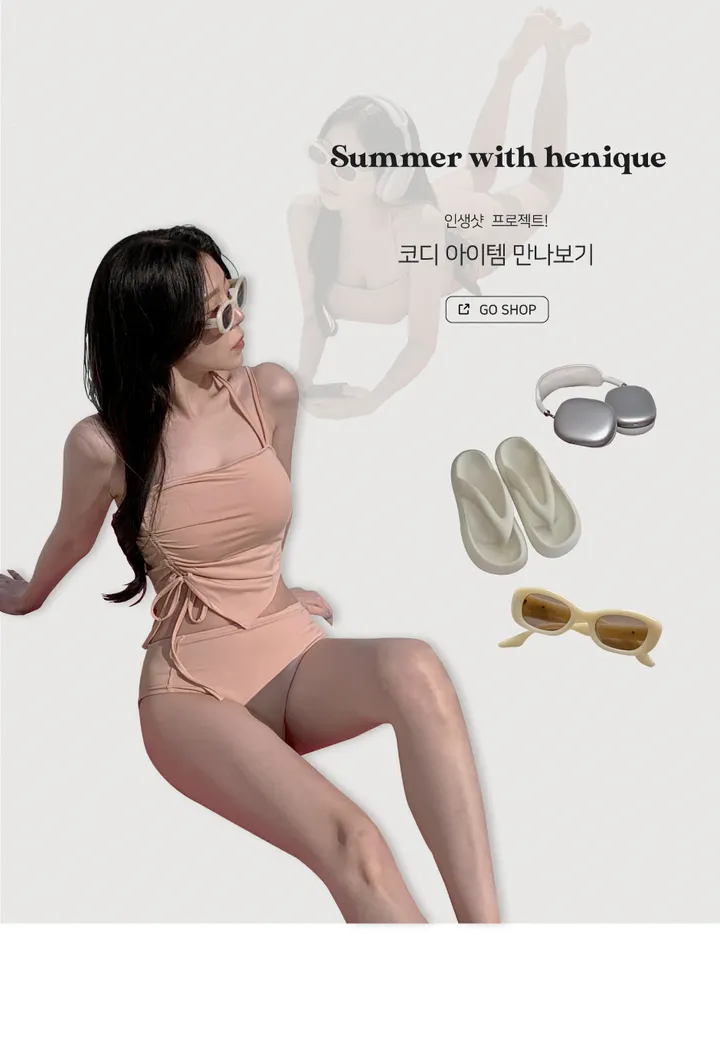 [당일배송][자체제작] 벨티 언발 셔링 비키니 -6 color (여름신상/셔링비키니/언발수영복/바캉스비치룩/비치웨어/홀터비키니/휴양지비키니/휴가룩/투피스비키니/리본비키니) 상세 이미지 5
