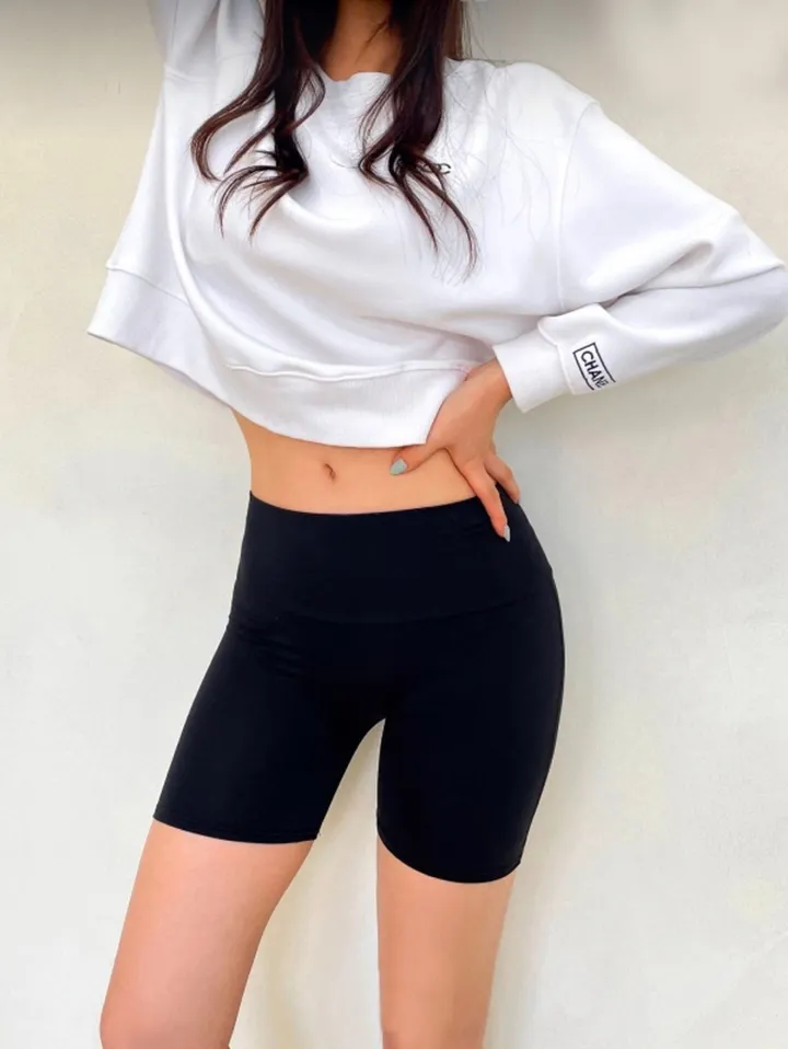 🚀1+1/댄서/공연ღ2부 바이크팬츠/레깅스 속바지 쫄바지 히트텍 겨울속바지 쫀쫀 스판 노라인 보온 4부 댄서 아이돌 무대의상 공연의상 폴댄스 폴쇼츠 폴웨어 의상 요가 필라테스 상세 이미지 9