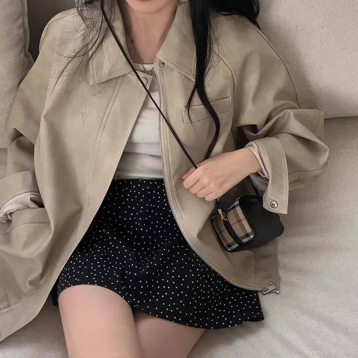 [고퀄리티] 자체제작 #크치Made 매트 이프온리 스프링 나그랑 레더 자켓 - jk 상세 이미지 18