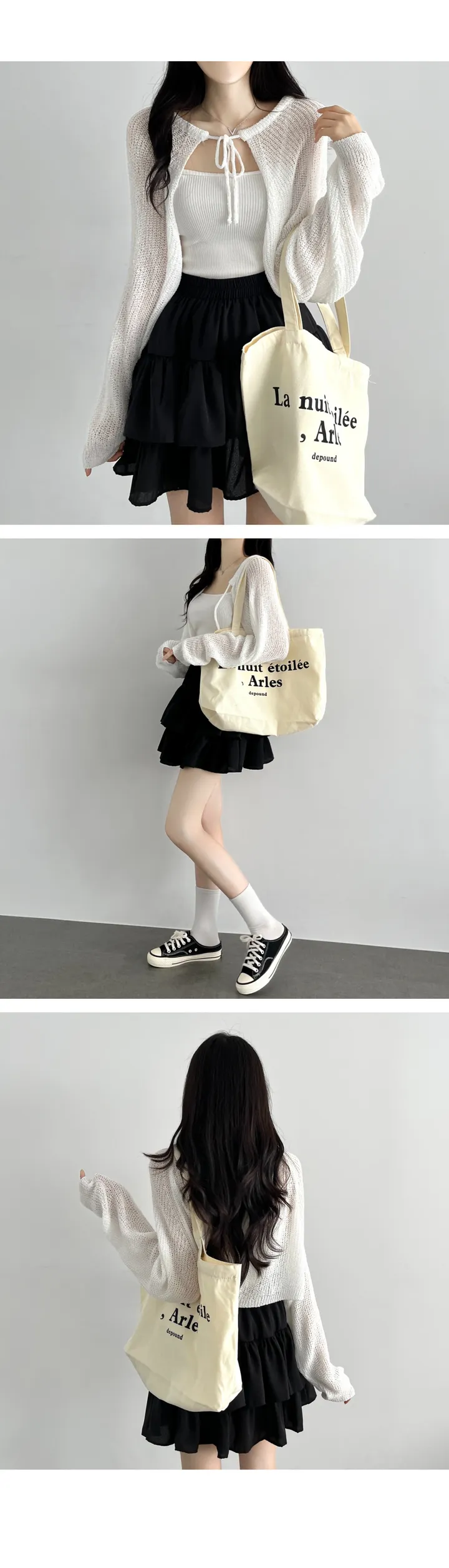 국내제작🧡퀄리티보장[살탐방지/16만장돌파!] 가격 실화!?💛왕박시 리본 크롭 볼레로 벌룬 니트 가디건 - 9color 상세 이미지 11