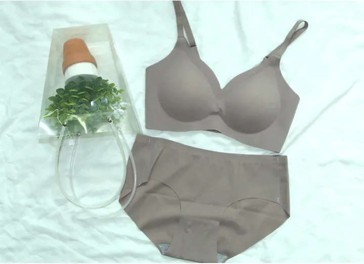 [볼륨업❤~XXL까지!👌] 보들보들한 심리스 밀착 볼륨업 노와이어 여성속옷 브라팬티세트 8색상 / N6050 상세 이미지 12