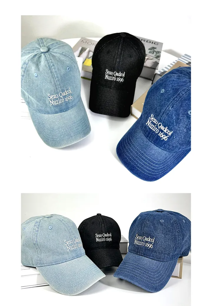 [🧢+팔찌+안경+캡가드증정❤/묶음할인✨] 캐피튜드 데님 워싱 누지로 1696 볼캡 - 연예인핏 데일리 남녀공용 소두핏 대두커버 연예인 아이돌 신상 할인 커플 우정 사계절 모자 상세 이미지 29