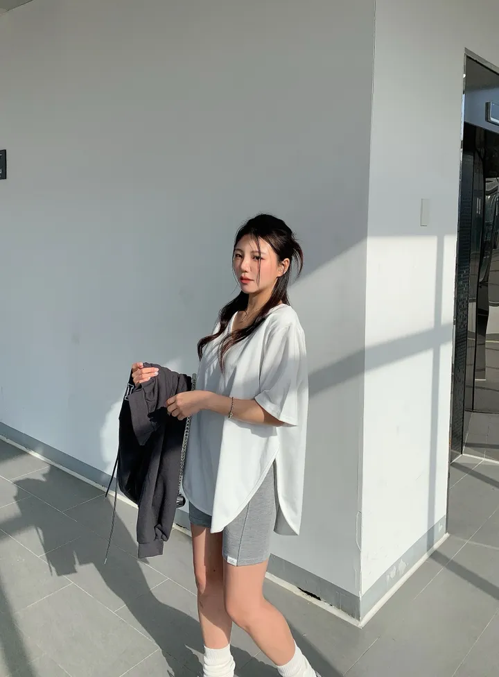 (Y존부각X/군살커버/하이웨스트) 절개 바이커 상세 이미지 18