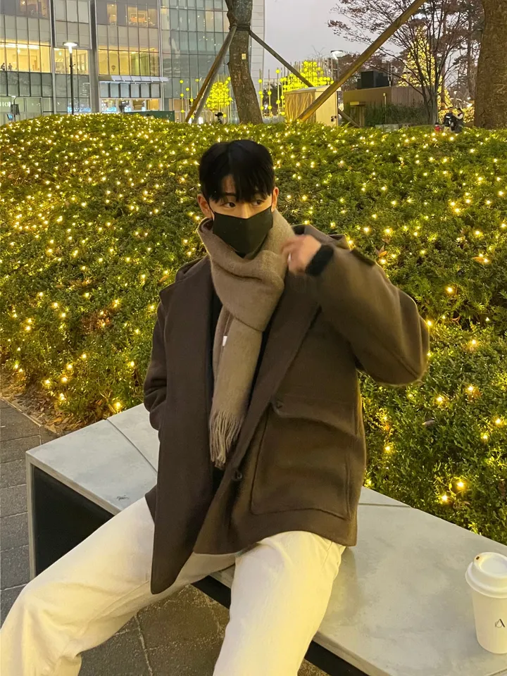 무드 울 후드 숏 코트 3 Color 상세 이미지 23