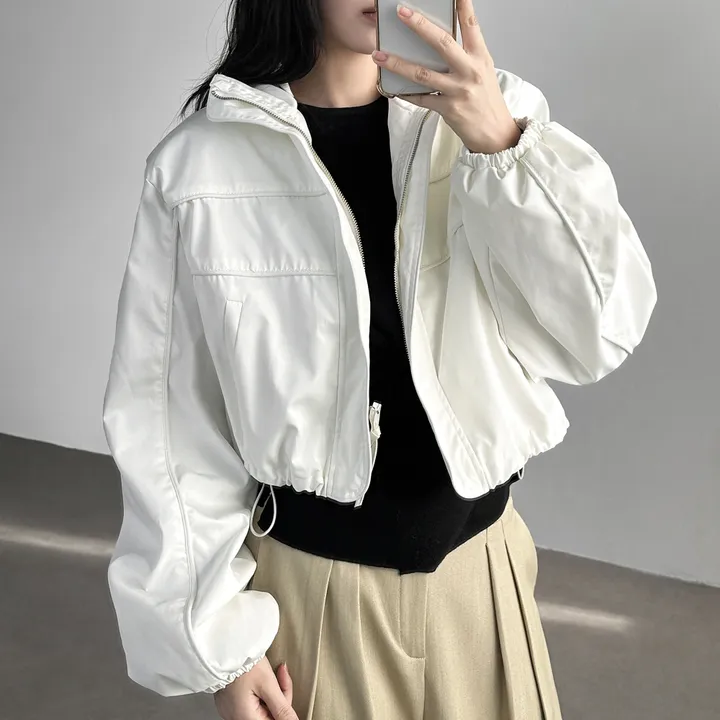당일출고🚀[quality/도톰] 하이넥 파이핑 고프코어 루즈핏 스트링 바람막이 점퍼 3color 상세 이미지 59