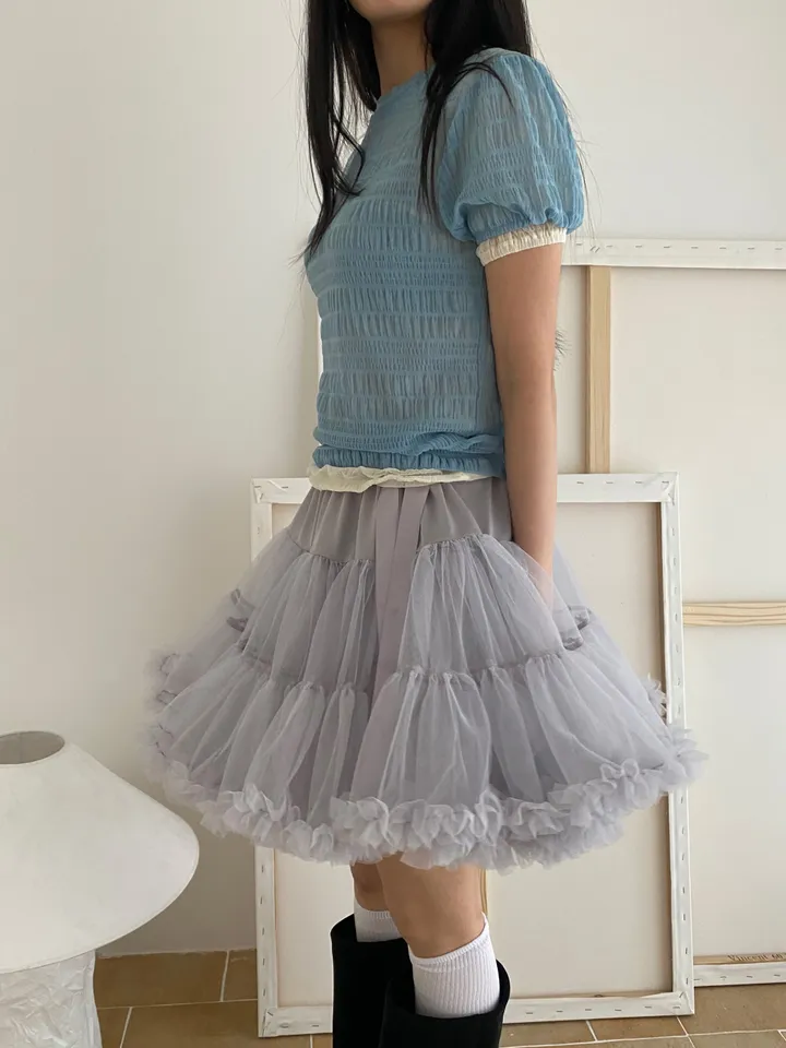 반팔 티셔츠 모델 착용 이미지-S1L111