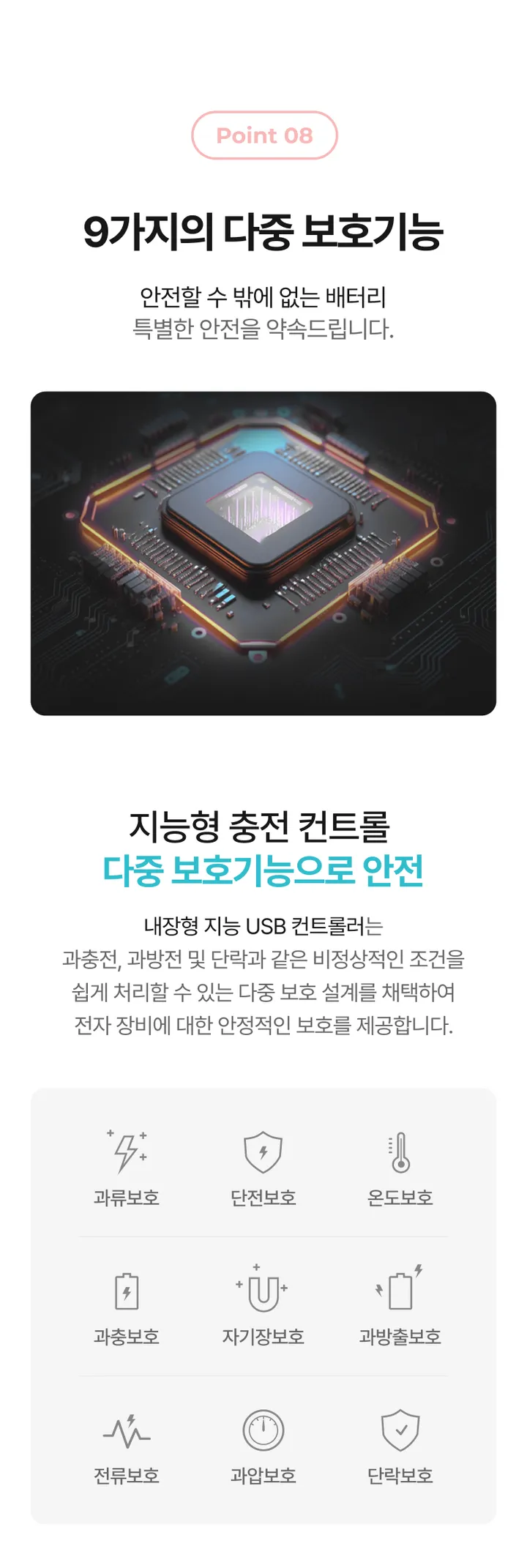 제로티어 고속충전 보조배터리 10000 여행용 아이폰 C타입 미니 상세 이미지 14