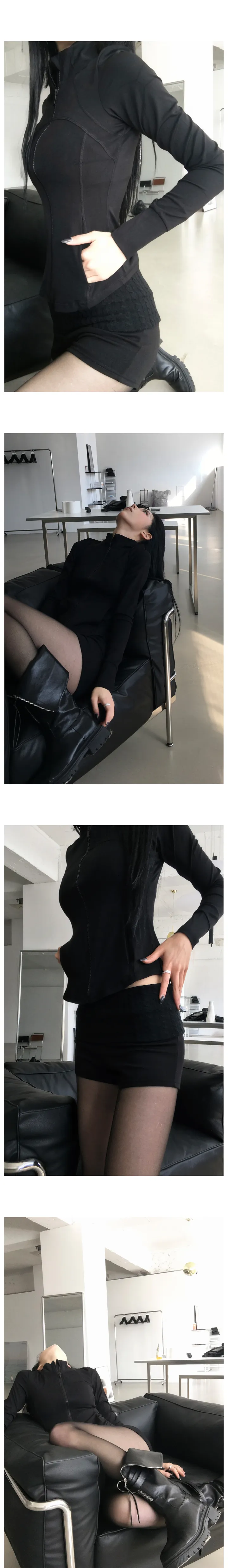 Velvet Zip Up 상세 이미지 3