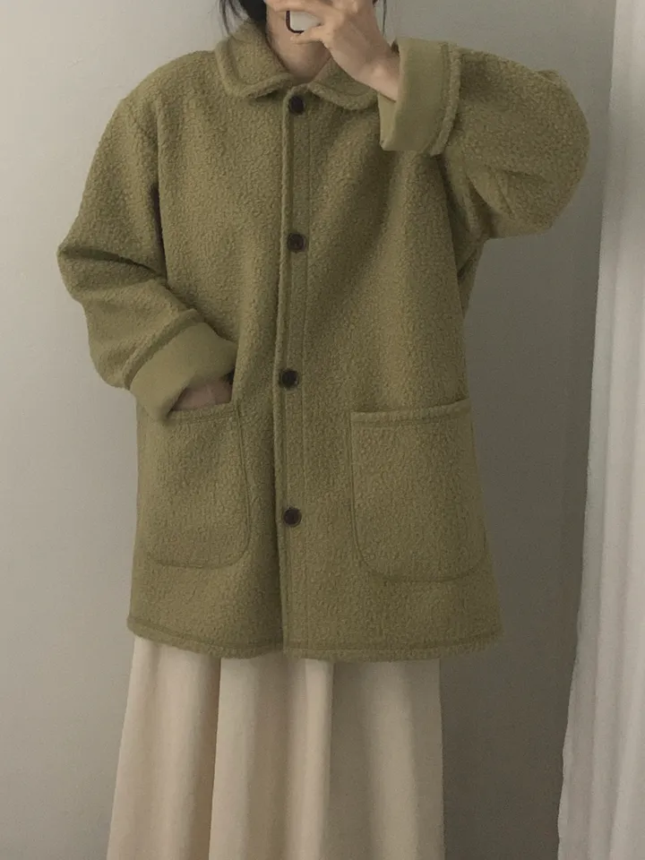 부클하프코트 (3color) 상세 이미지 29