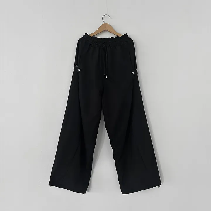 [사이드스냅🖤벌룬핏/나일론 2way스트링조절 비죠버튼 와이드팬츠] 비죠버튼벌룬와이드팬츠 상세 이미지 103