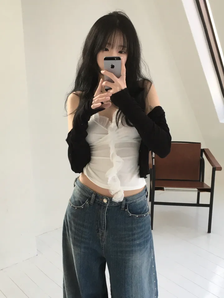 [*feminine🤍] 로제 레이스 랩 나시 lace sv - 3 color 상세 이미지 21