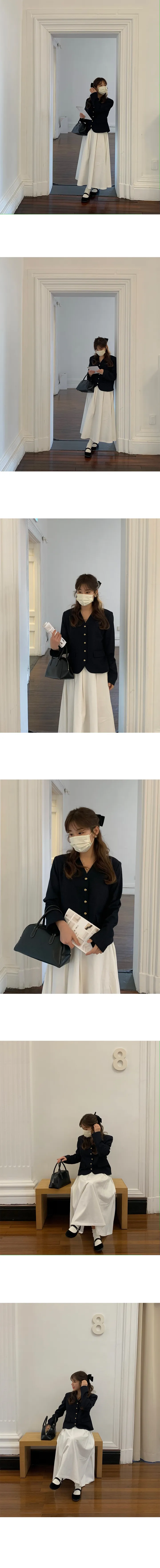 [#모델강추!] 노카라 골드버튼 자켓 상세 이미지 6