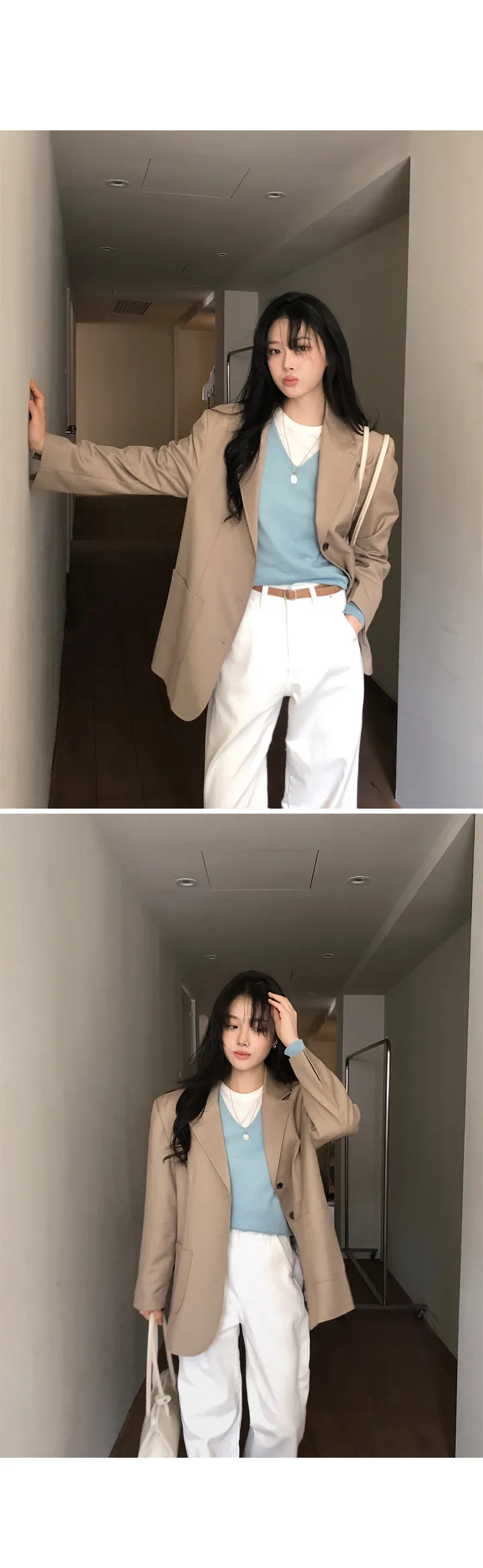 [✨후기인증/데님OPEN] 나스 디테일러 와이드팬츠 (+베이직/롱ver) - 4 size (SLOWMADE/자체제작/기장세분화/와이드/절개포인트/중청/진청/흑청/크림진/블랙데님) 상세 이미지 43