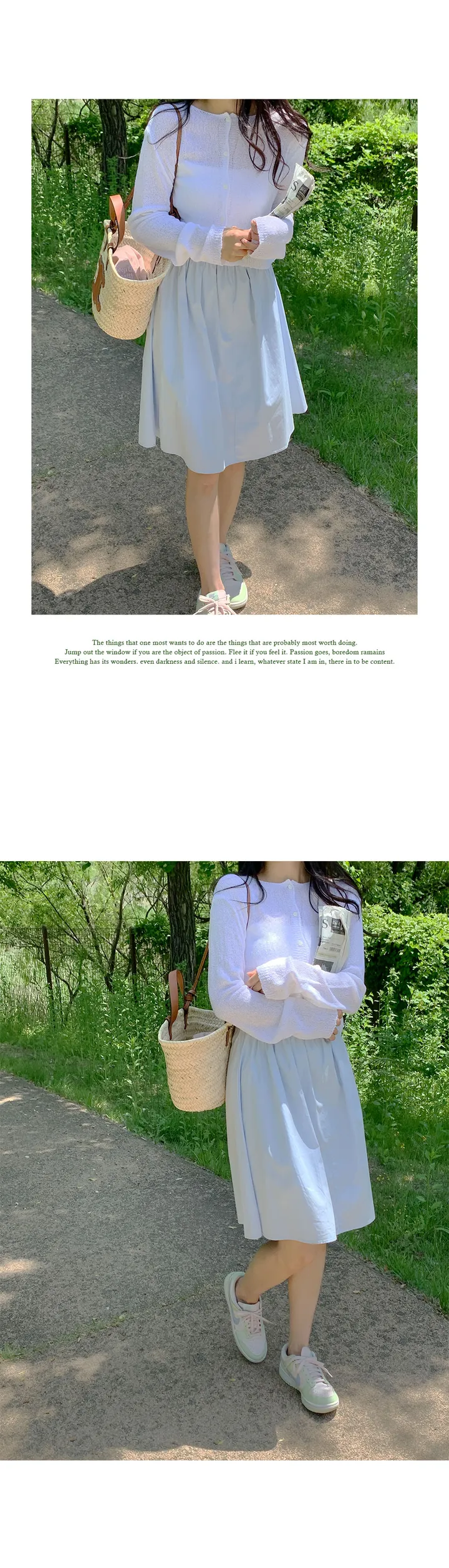 [살안타💖] 팝핑 솜사탕 니트 가디건크롭 시스루 레이어드 볼레로 커버업 부클 가디건 가을 간절기 아우터 살안타템 상세 이미지 56