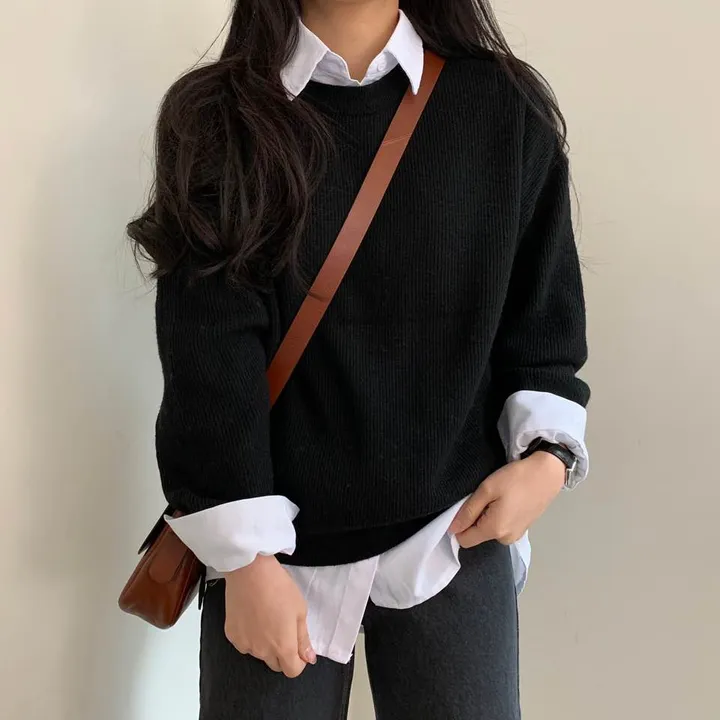 [컬러추가] 고급스러운, 옥스포드 박시핏 셔츠;7col 상세 이미지 23