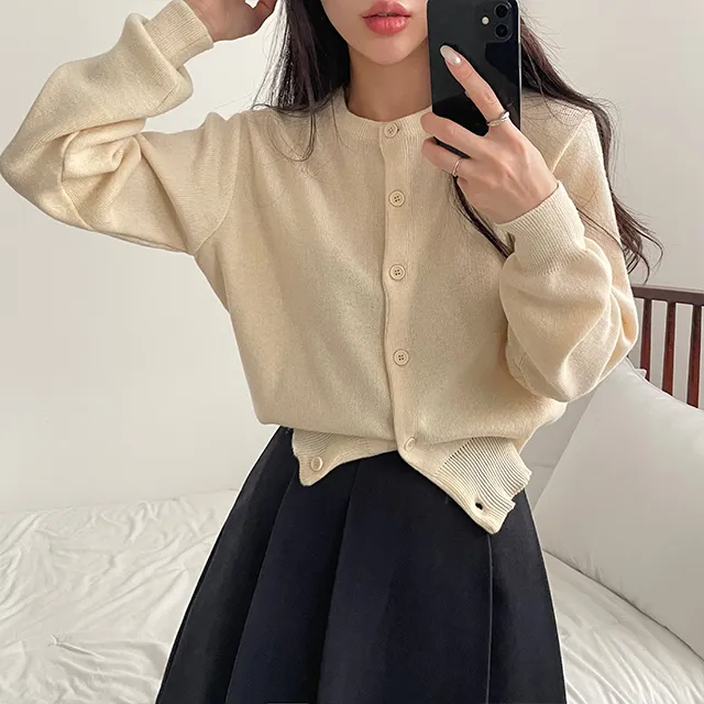 [~10컬러] 보노보노 크롭핏 단정해 니트가디건 상세 이미지 31