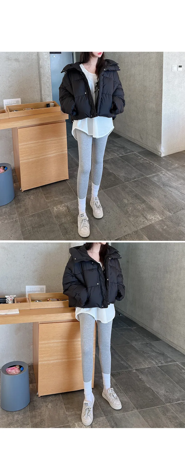 [기모안감🔥/빅사이즈가능]데일리 쫀쫀 기모 레깅스 상세 이미지 7
