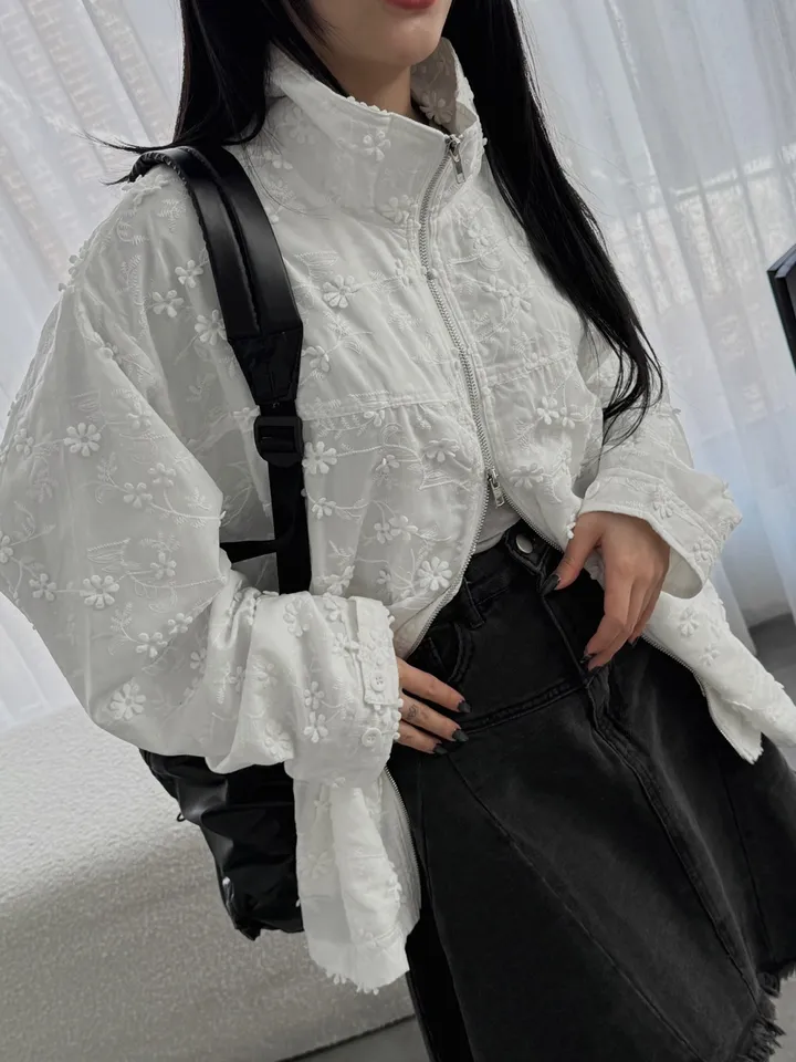 레이스플라워 투웨이집업점퍼 상세 이미지 6