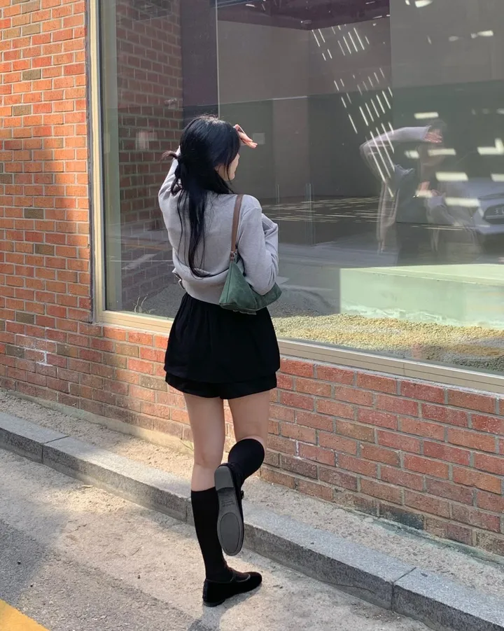 팔뚝살부각X /팬던트 가디건 봄가디건 세미크롭 크롭 니트 가디건 상세 이미지 66