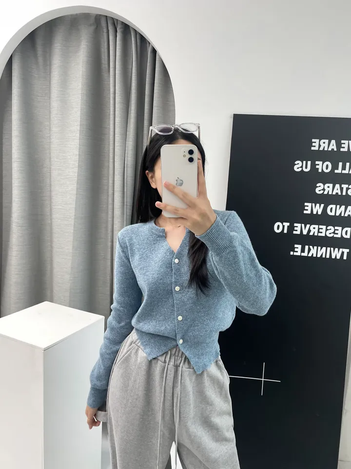 ❤봄컬러추가❤ 13컬러 캐시미어 라운드 트임 니트가디건 상세 이미지 72